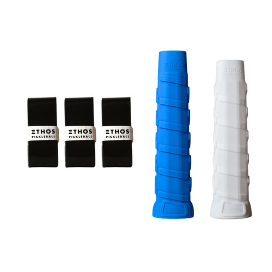 Ethos variety undergrip 2-pack RH-LW + RH-UL with black Comfort Overgrip