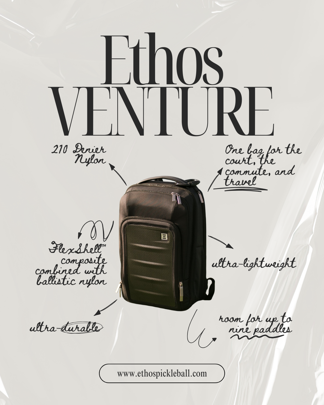 Ethos Venture Pickleball Backpack
